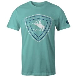 HOOey Youth "Summit" Turquoise W/Navy/White Logo T-shirt