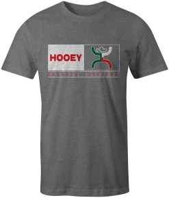 HOOey "Match" Grey W/Red/White/Green Logo T-shirt