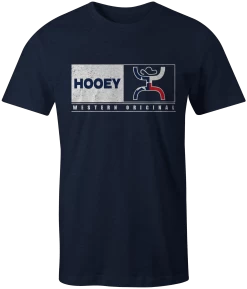 HOOey Youth "Match" Navy W/Red/White/Blue Logo T-shirt