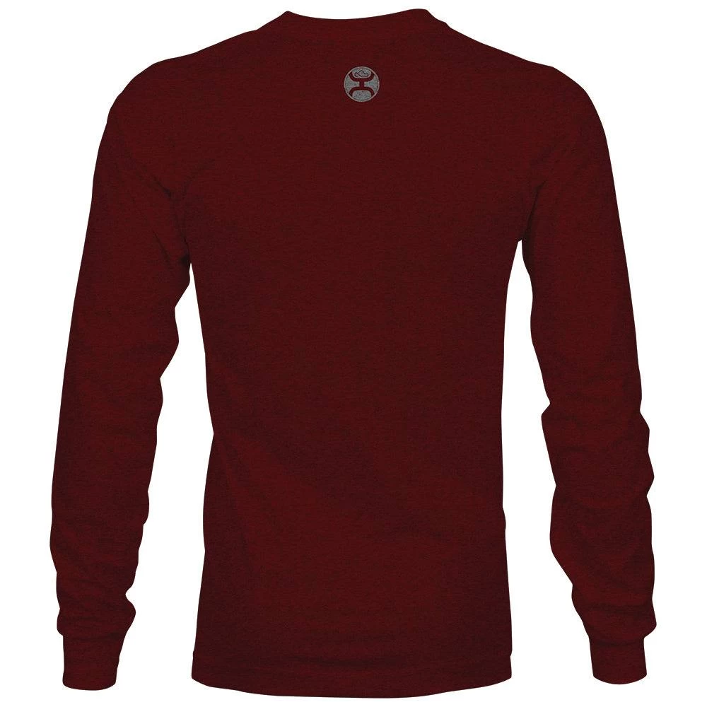 HOOey "OG" Cranberry Long Sleeve T-Shirt - Image 2