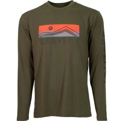 HOOey "Dusk" Olive Log Sleeve Tee