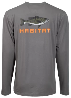 HOOey "Bass" Grey Long Sleeve Tee