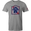 HOOey "Pabst Blue Ribbon" Grey Tee
