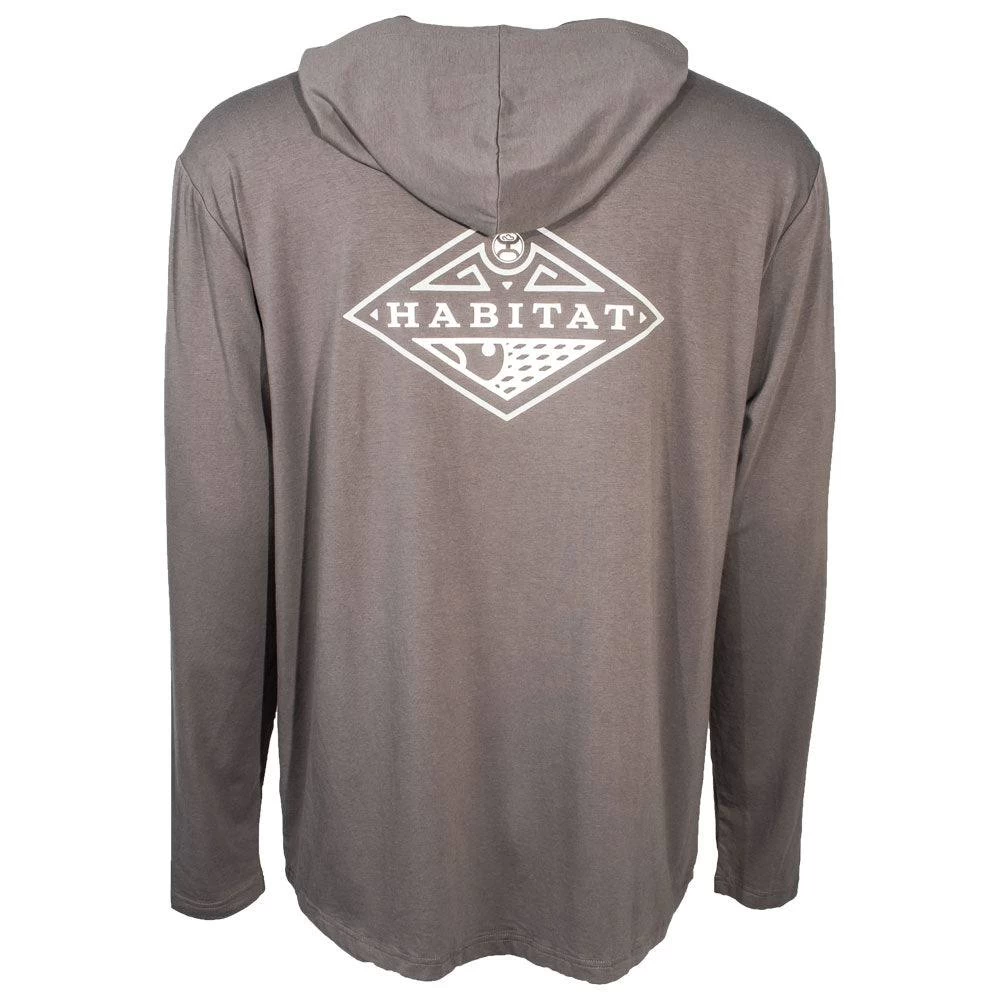 HOOey "Hooded Captain" Grey Long Sleeve T-shirt