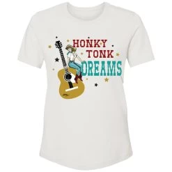 HOOey "Honky Tonk Dreams" Cream W/Red/Turquoise Logo T-shirt