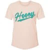 "Hooey Varsity" Peach W/Teal Logo T-shirt