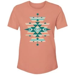 HOOey "Tucson" Terracotta W/Mint/Turquoise Logo T-shirt