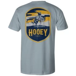 HOOey "Cheyenne" Denim W/Yellow/Grey/Black Logo T-shirt