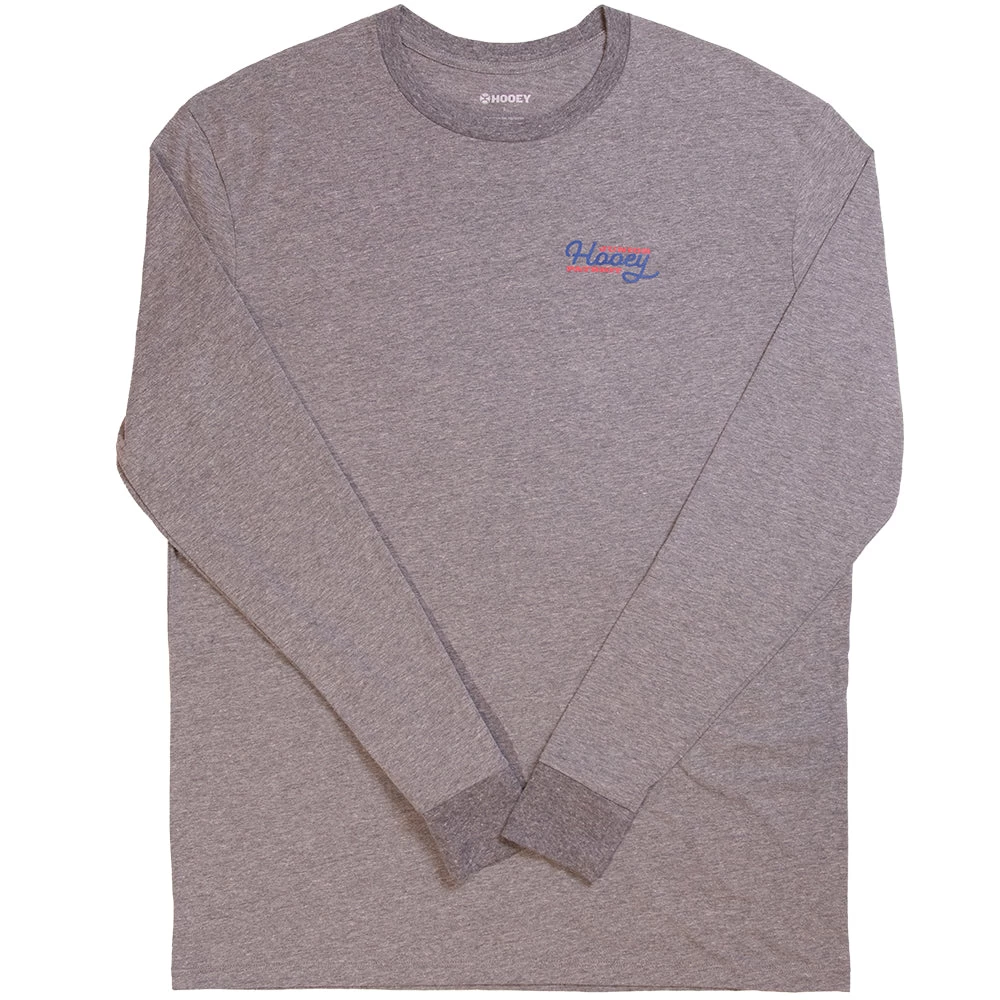 HOOey Youth Junior Patriot Grey Long Sleeve T-shirt - Image 2