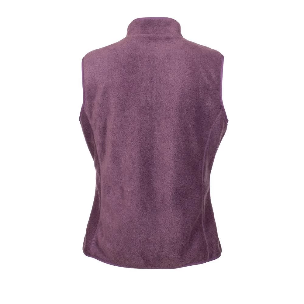 Youth Girls "Hooey Reversible Fleece Vest" Purple - Image 4