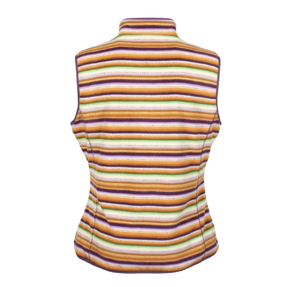 Youth Girls "Hooey Reversible Fleece Vest" Purple - Image 3