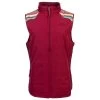 "Hooey Ladies Packable Vest" Burgundy W/Stripe Detailing