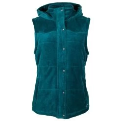 "Hooey Ladies Hooded Vest" Teal