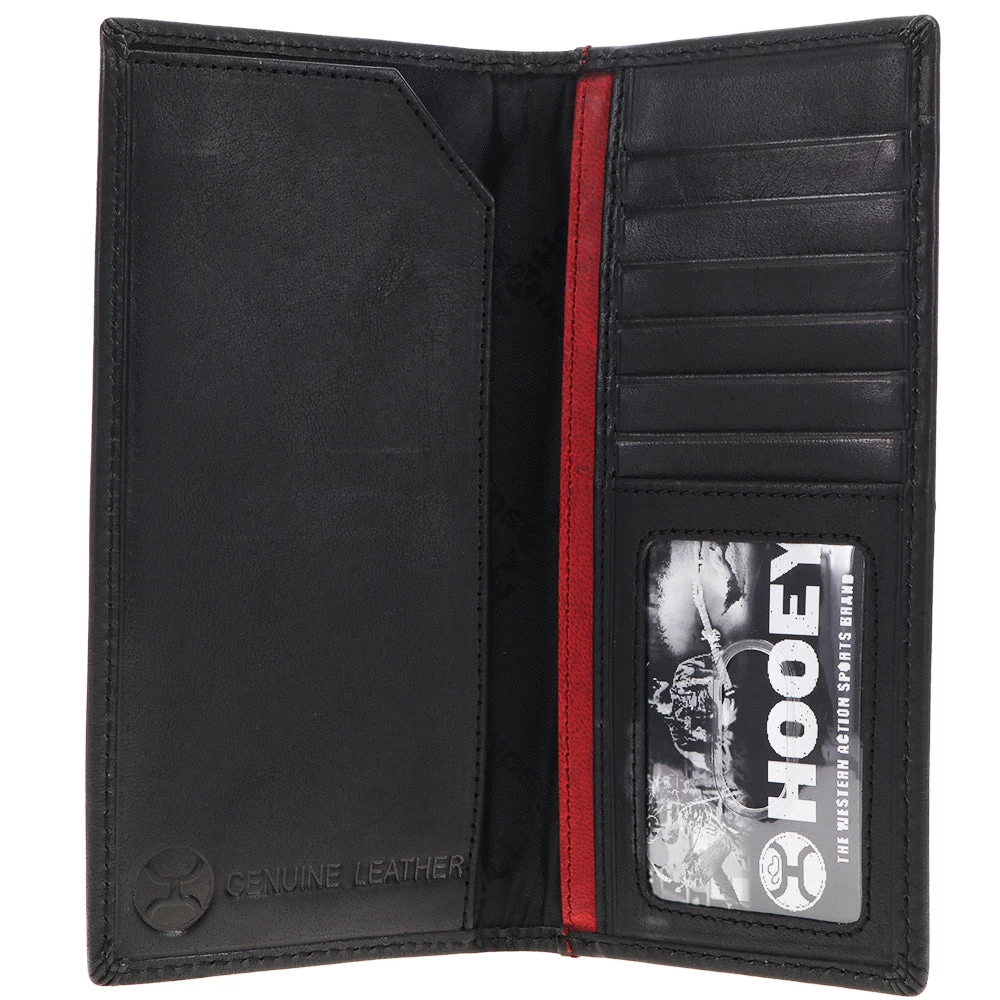 HOOey "Sunizona Knockout" Rodeo Wallet Black W/Serape Print - Image 3