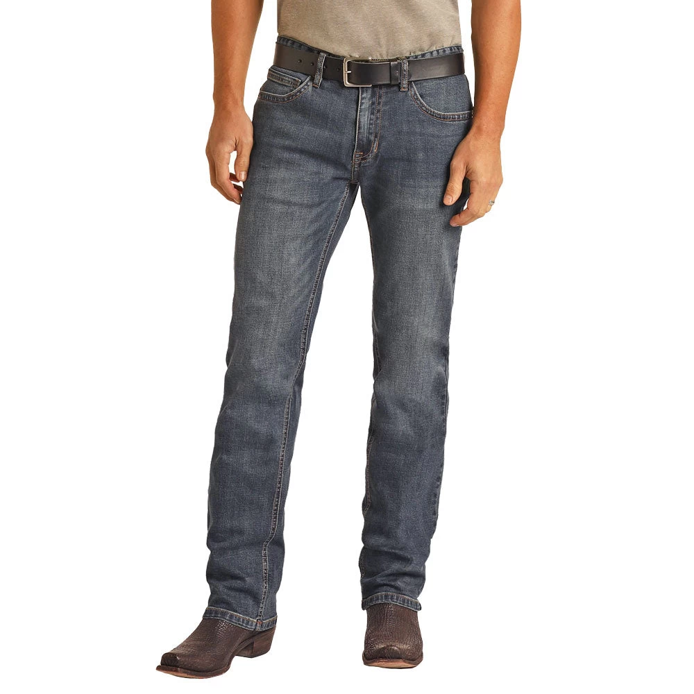 Medium Vintage Hooey Slim Fit Straight Leg Jeans - Image 2