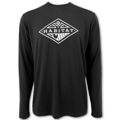 HOOey "Graphite" Black/White Long Sleeve Tee