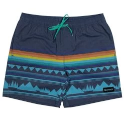 HOOey "Bigwake" Navy/Blue Board Shorts