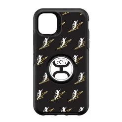 (Pop Socket) Otterbox Black Case -Electric Cowboy W/White Hooey Logo