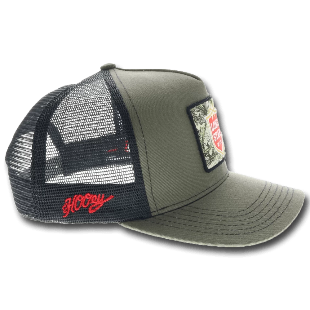 HOOey American Made "Lone Star" Camo Patch Trucker Hat - Image 5