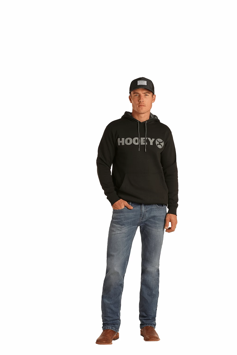 HOOey "Medium Vintage" Slim Fit Straight Bootcut Jeans - Image 3