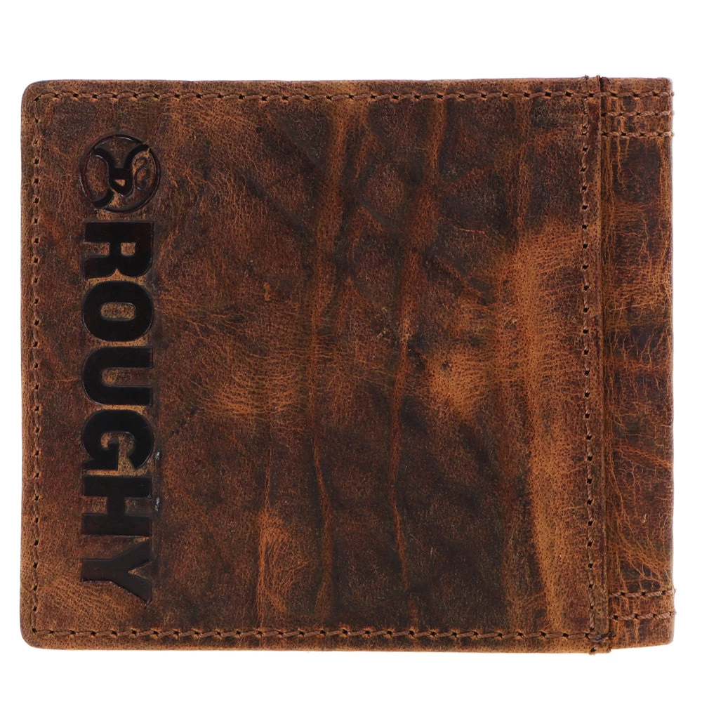 HOOey "Prime Time" Smooth Brown Bifold Wallet - Image 2