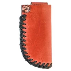 HOOey "Roughy Classic Laced" Knife Sheath Brown/Black W/Laced Edge