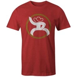 HOOey "Roughy 2.0" Red W/Mustard/White Logo T-shirt