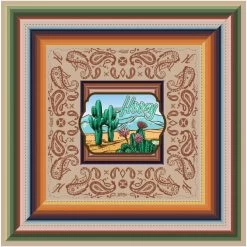 HOOey "Sonora" Satin Wild Rag 25x25