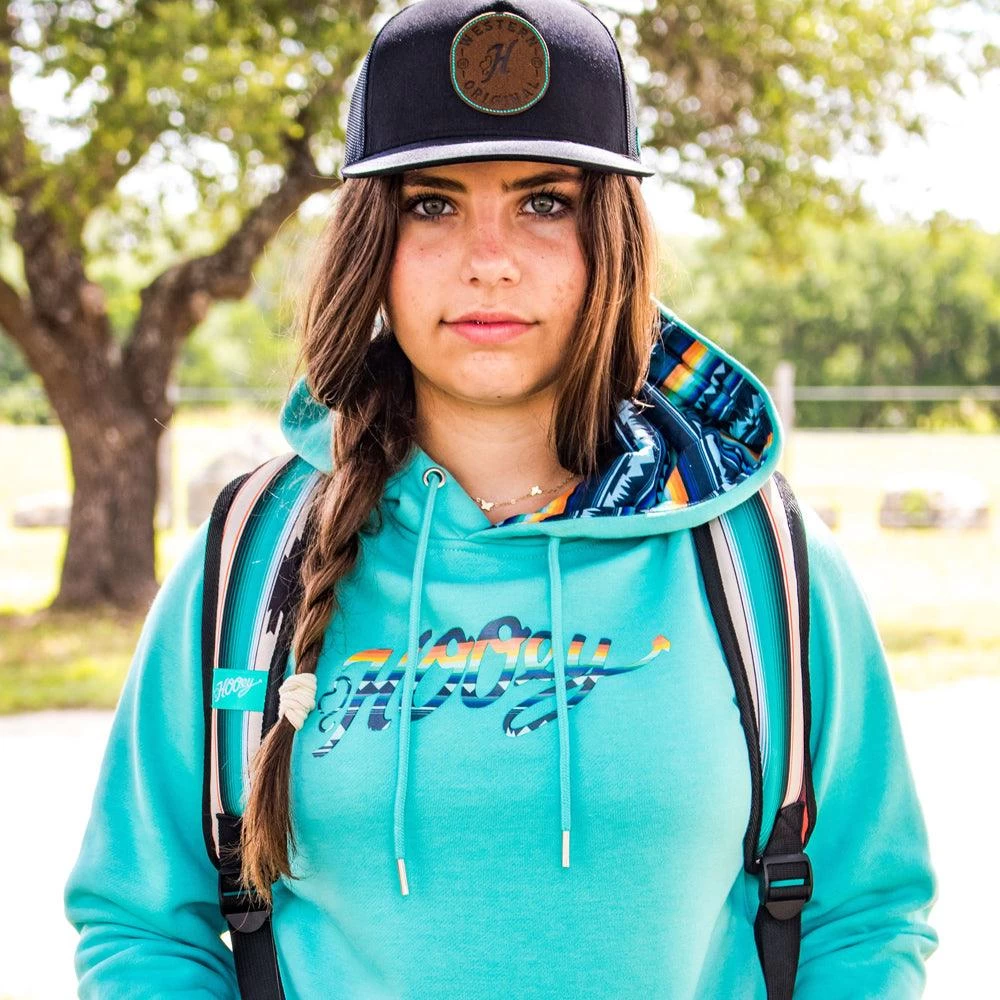 HOOey "Carico" Teal Hoody - Image 2